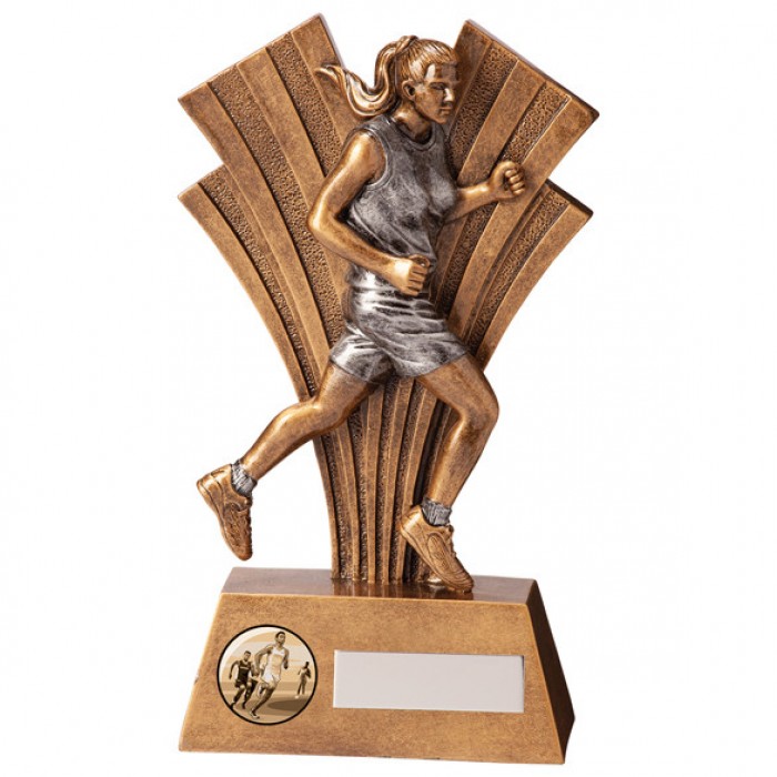 XPLODE FEMALE RUNNING AWARD - 2 SIZES - 15CM & 18CM